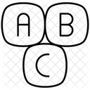 Spielzeugblöcke  Symbol