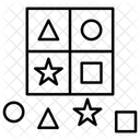 Spielzeugblöcke  Symbol