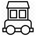 Spielzeugzug Symbol