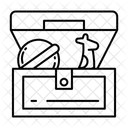 Spielzeugtruhe  Symbol
