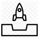 Spielzeugrakete Symbol
