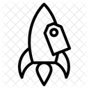 Spielzeugrakete Symbol