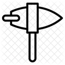 Spielzeugrakete Symbol