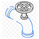 Industry Valve Gas Tap Faucet Icon