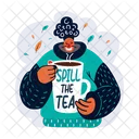 Spill The Tea Tea Cup Icon