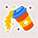 Spilling Drink Spilling Coffee Coffee Cup Icon