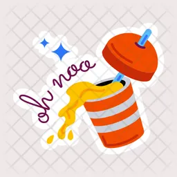 Spilling Drink  Icon