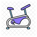 Spin Bike Fitness Workout Icon