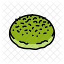 Spinach Bun Food Icon