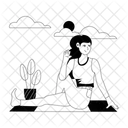 Spinal Twist  Icon
