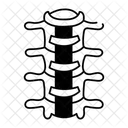Spine Segments Cervical Thoracic Icon
