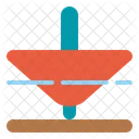 Spining Top Physics Science Icon