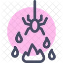 Spinne Feuer Bose Symbol