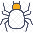 Spinne Bose Halloween Symbol