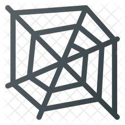 Spinnennetz  Symbol