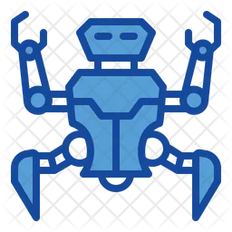 Spinnenroboter  Symbol