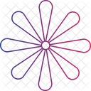 Spinner Flower Rotating Bloom Spinning Petals Icon
