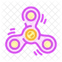 Fidget Spinner Toy Icon