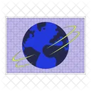 Spinning Earth Earth Planet World Rotation Icon