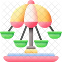 Spinning Swing Fun Amusement Icon