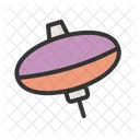 Spinning Top Toy Icon