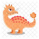 Dinosaur Stickers Dinosaur Cartoon Dinosaur Mascot Icon