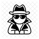 Spion Spionage Heimlichkeit Symbol