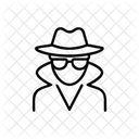 Spion Spionage Heimlichkeit Symbol