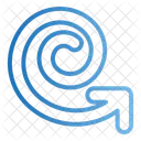 Spiral Arrow  Icon