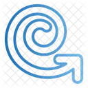 Spiral Arrow Icon