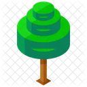 Spiral Tree Greenery Icon