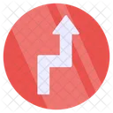 Spiral Upward Arrow  Icon