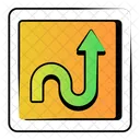 Spiral Upward Arrow  Icon