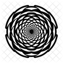 Mandala En Spirale Chakra Motif Icône