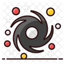 Spiralgalaxie Umlaufbahn Planet Symbol