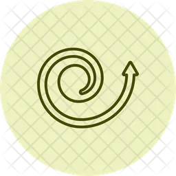 Spiralpfeil  Symbol