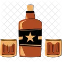 Liquor Beverage Bottle Icon