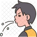 Spitting Saliva Dirty Icon