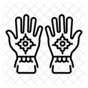 Spitzenhandschuhe  Symbol