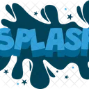 Splash Blue Water Icon
