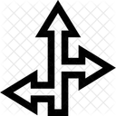 Division Realisation Fleche Icône