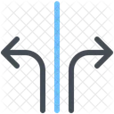 Split arrow  Icon