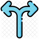 Split Arrow  Icon