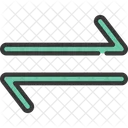 Split Arrow  Icon