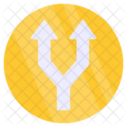 Split Arrows Up  Icon