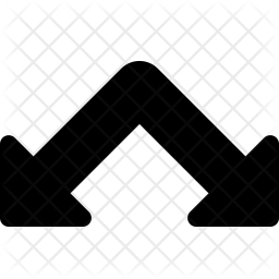 Split down Icon