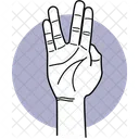 Split Fingers  Icon