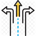 Split Divided Echeloned Icon