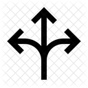 Arrow Split Divide Icon