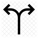 Arrow Split Divide Icon